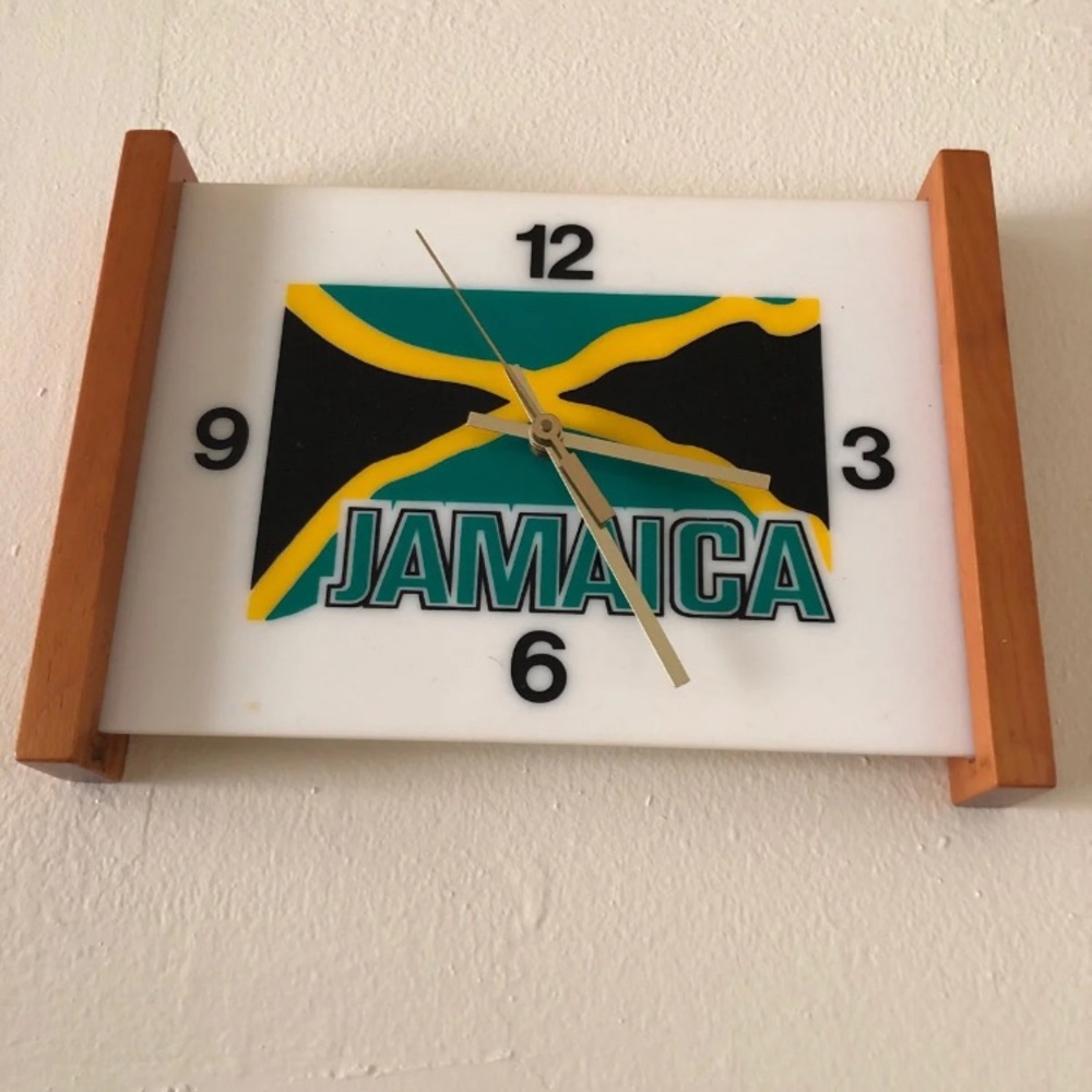 *Handmade* Jamaica Pride Wall Clock